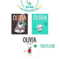 Sách- Bộ 3 cuốn Olivia (3-8 tuổi)