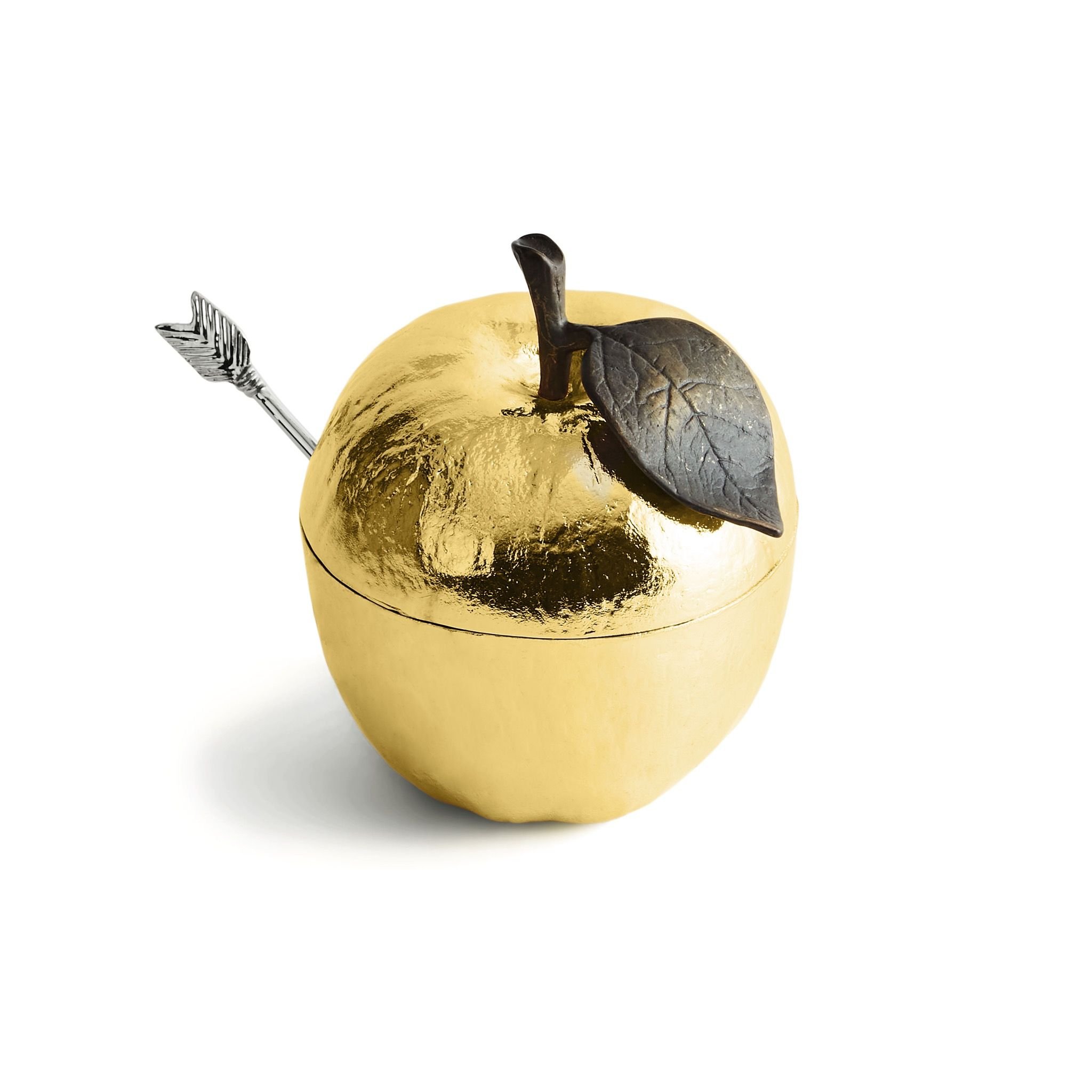 Bát có nắp kèm thìa Apple Honey Michael Aram