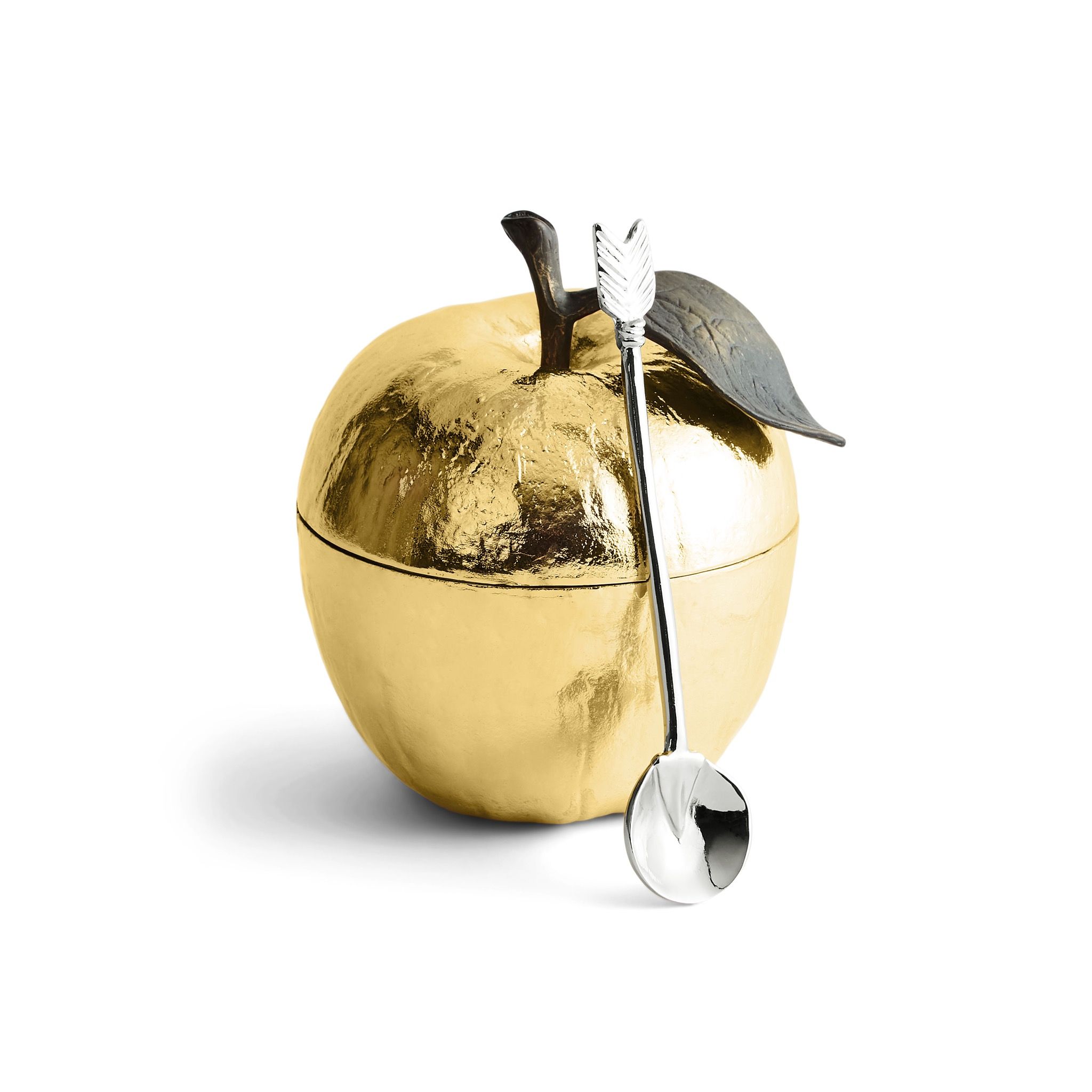 Bát có nắp kèm thìa Apple Honey Michael Aram