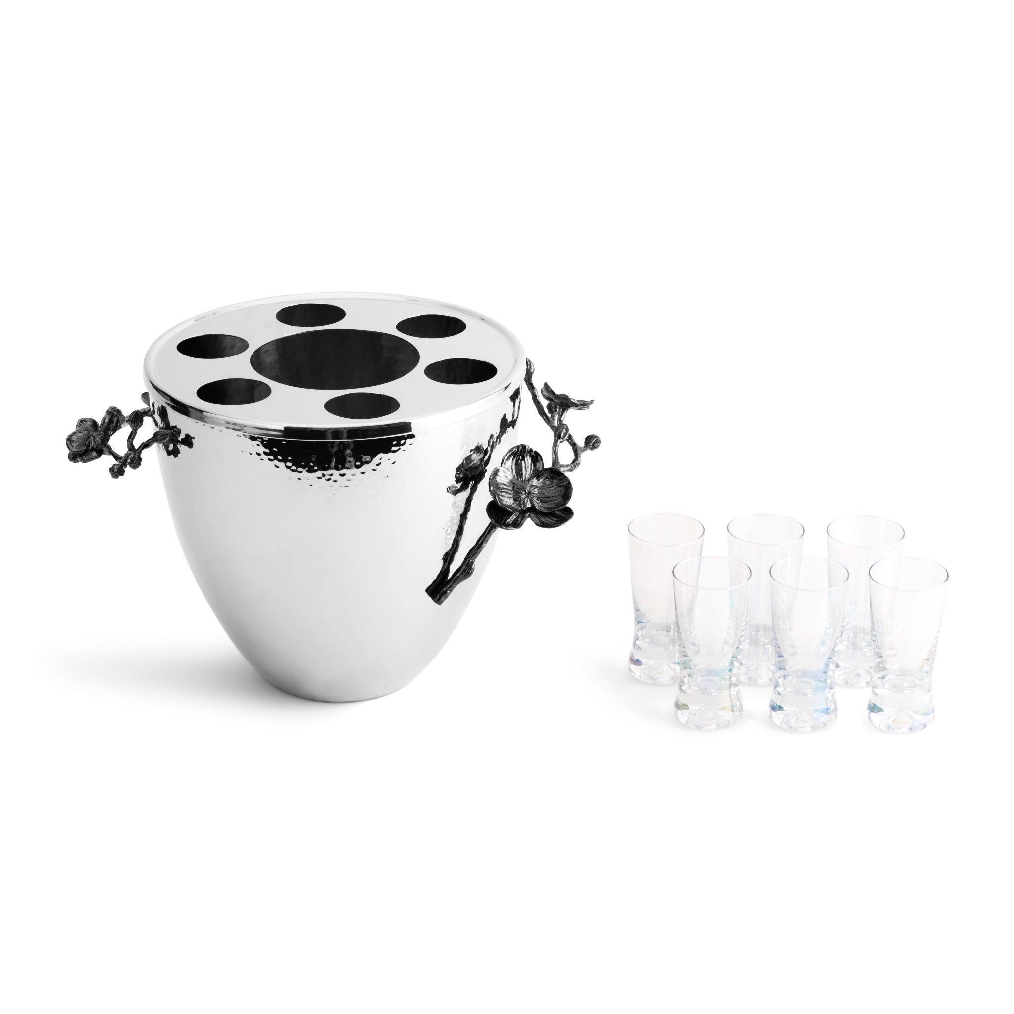 Khay rượu Vodka Black Orchid Michael Aram