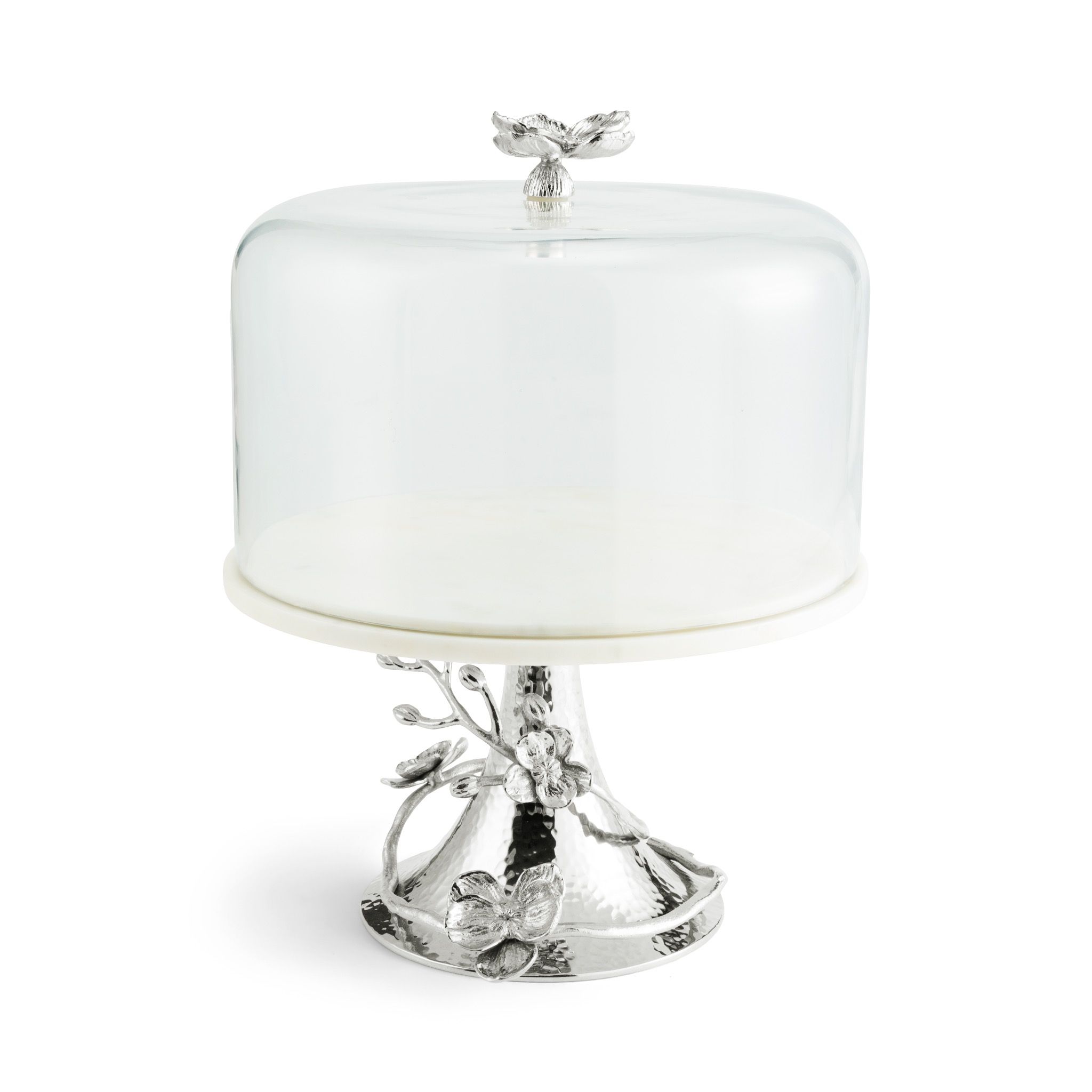 Chân bồng có nắp White Orchid Michael Aram
