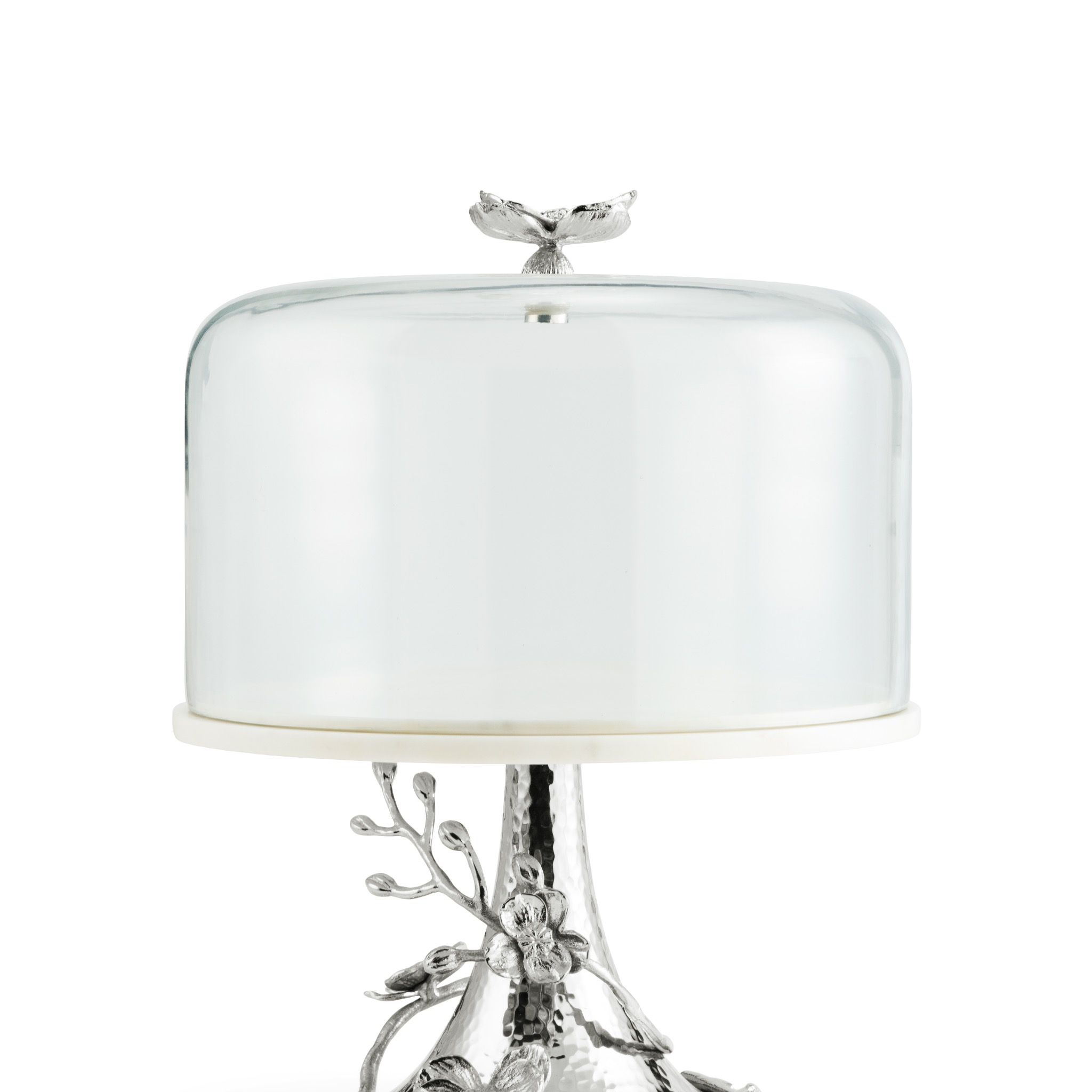 Chân bồng có nắp White Orchid Michael Aram