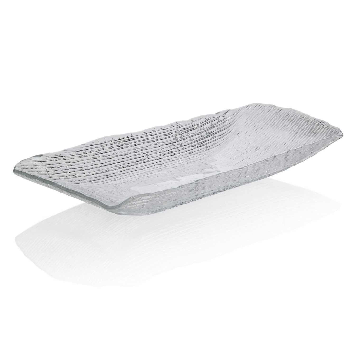 Đĩa chữ nhật pha lê Centrepiece
