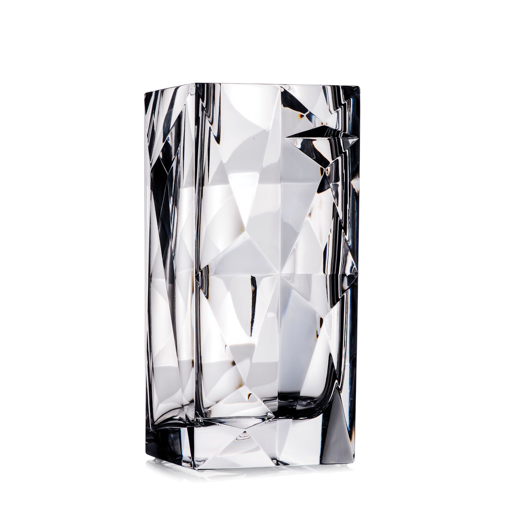 Lọ hoa pha lê trụ Crystalization