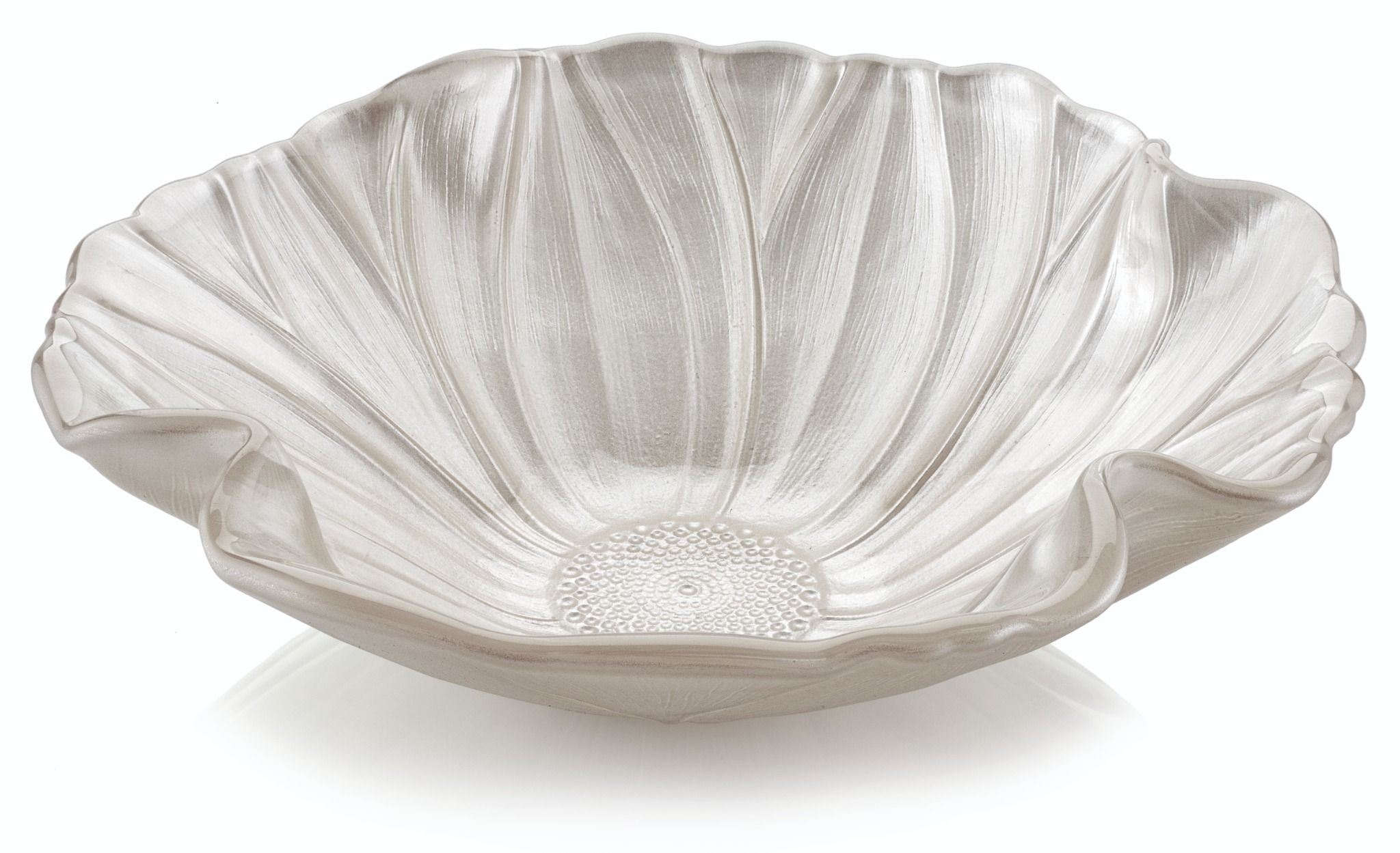 Tô pha lê Magnolia trắng 19cm