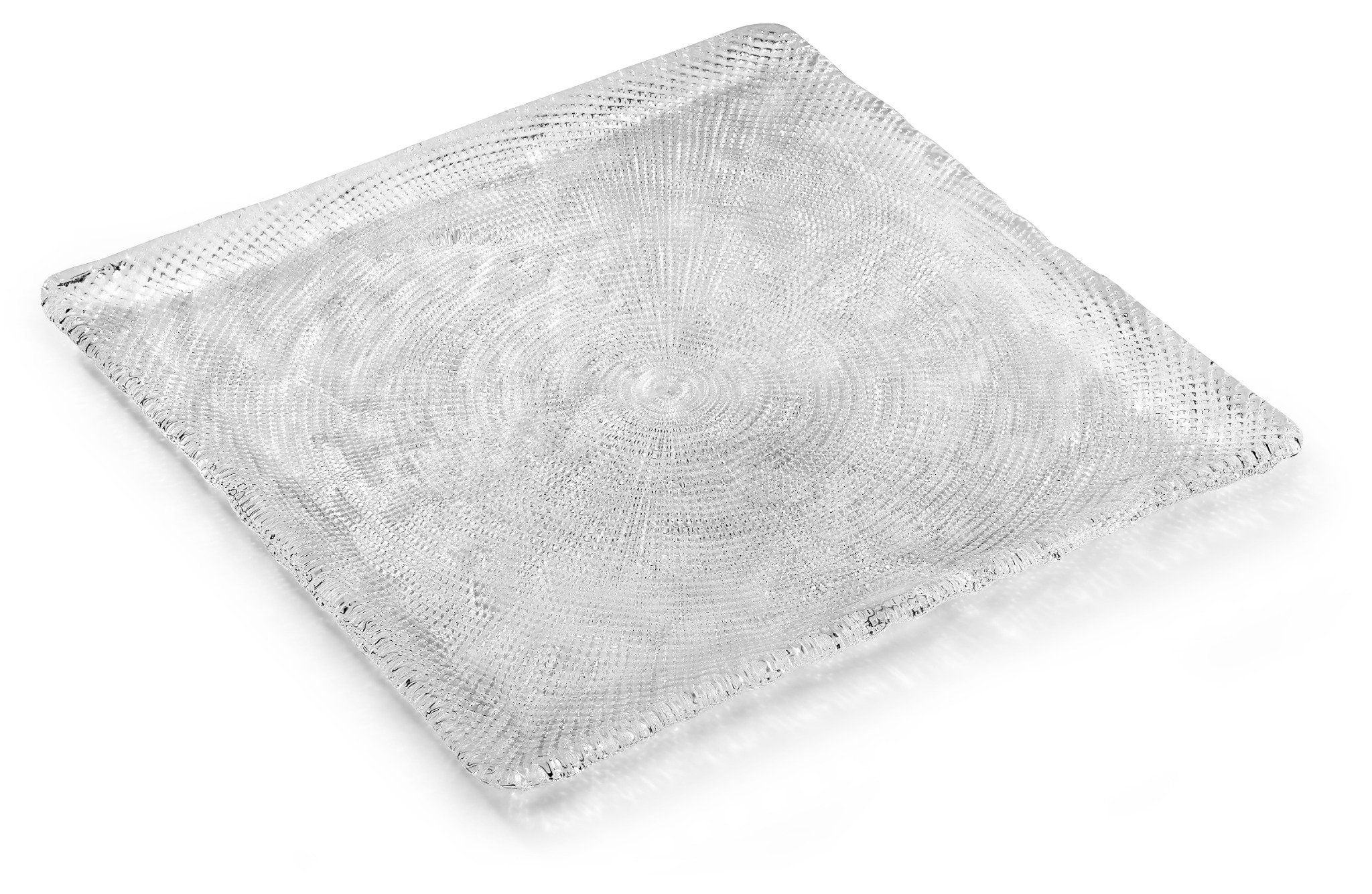Đĩa vuông Diamante trắng 31.5cm