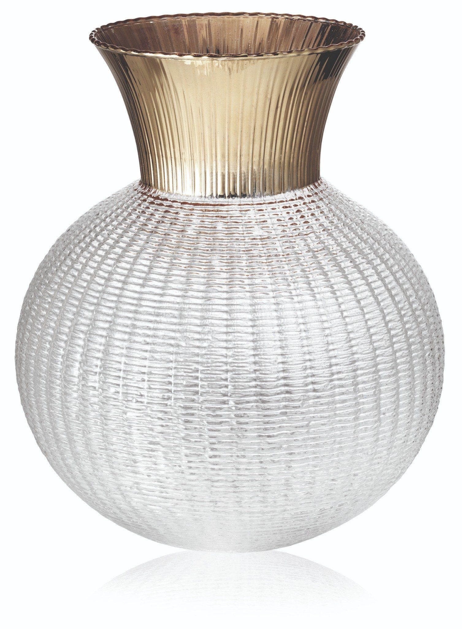 Lọ hoa Ophelia mạ vàng 25cm