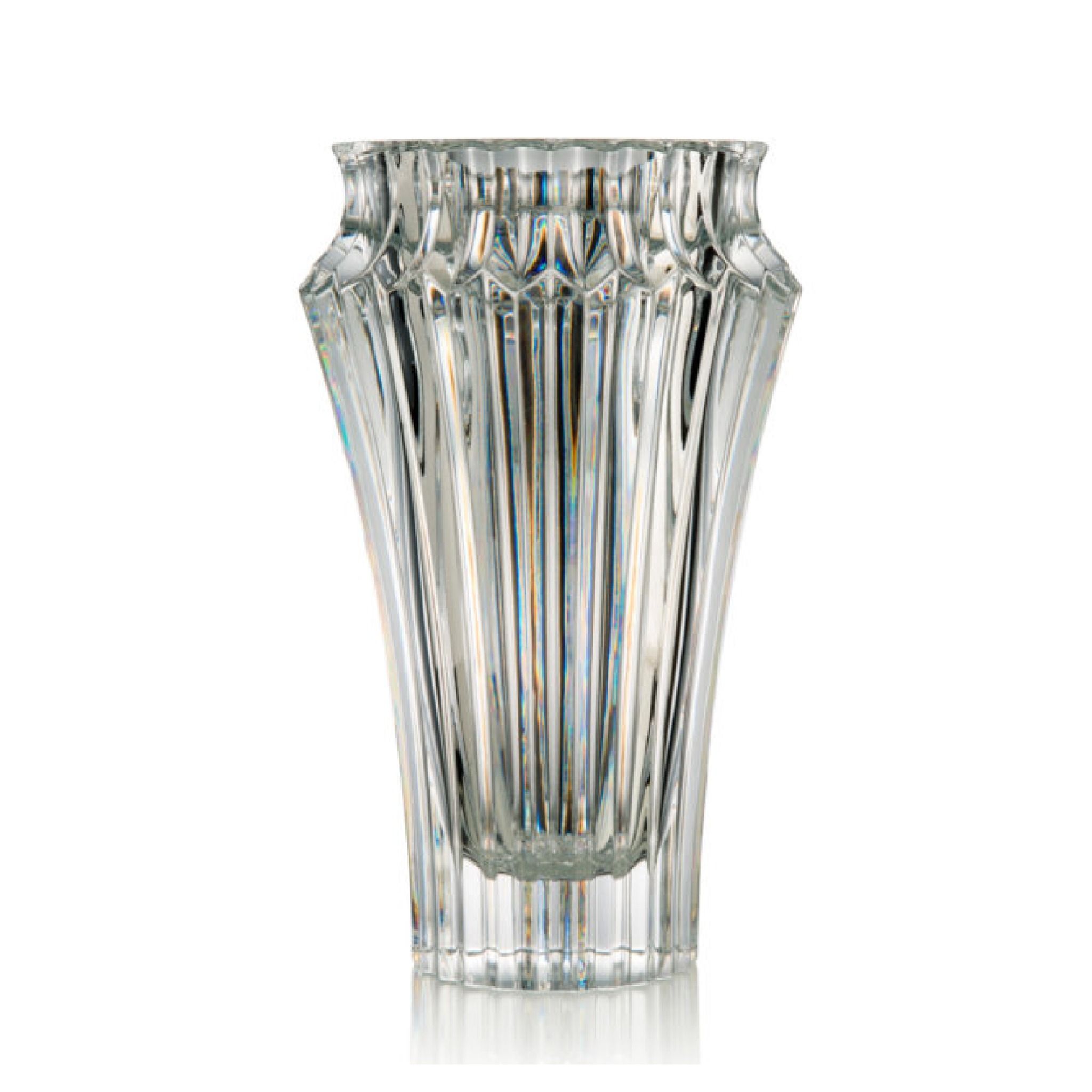 Lọ hoa Crown Jewel trắng