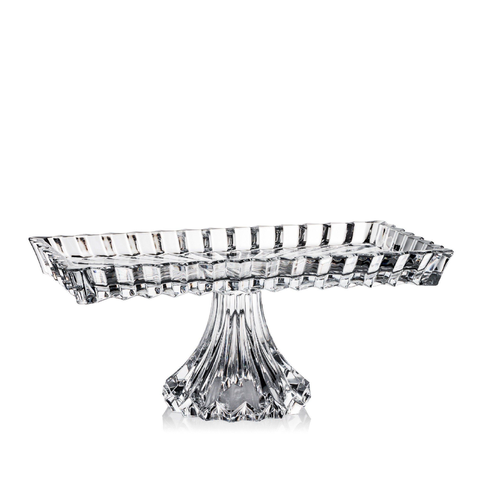 Đĩa chữ nhật chân đế Crown Jewel