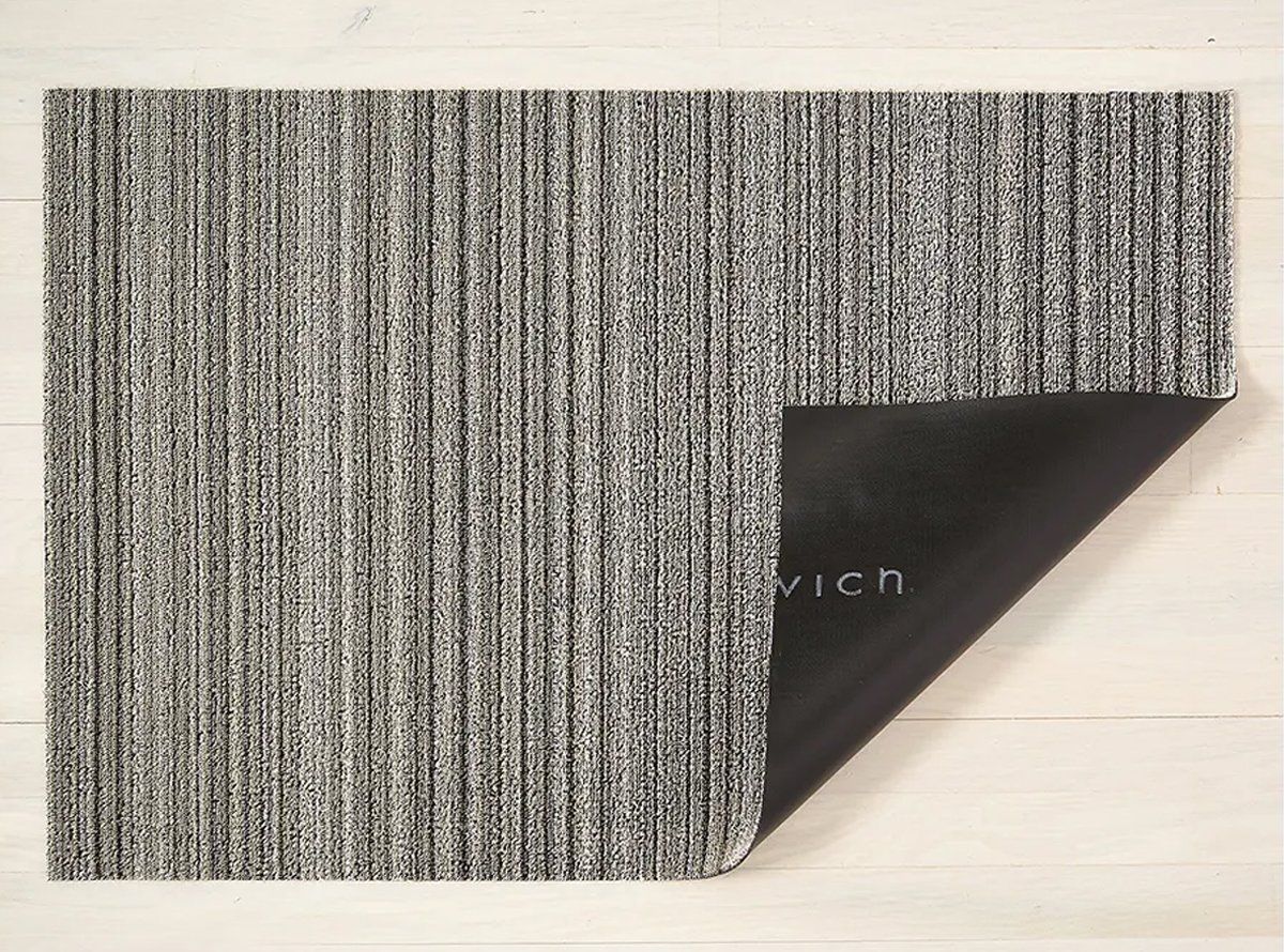 Thảm trang trí Skinny Stripe Utility Birch Chilewich