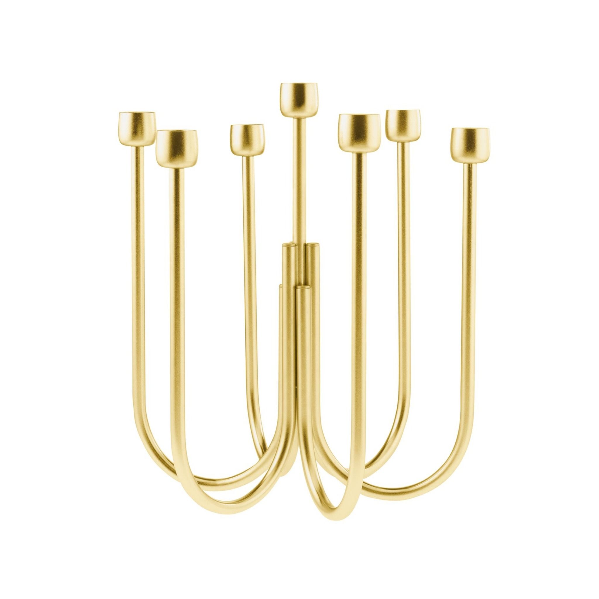 Chân nến Kyma 25cm Mirror PVD Gold Sambonet