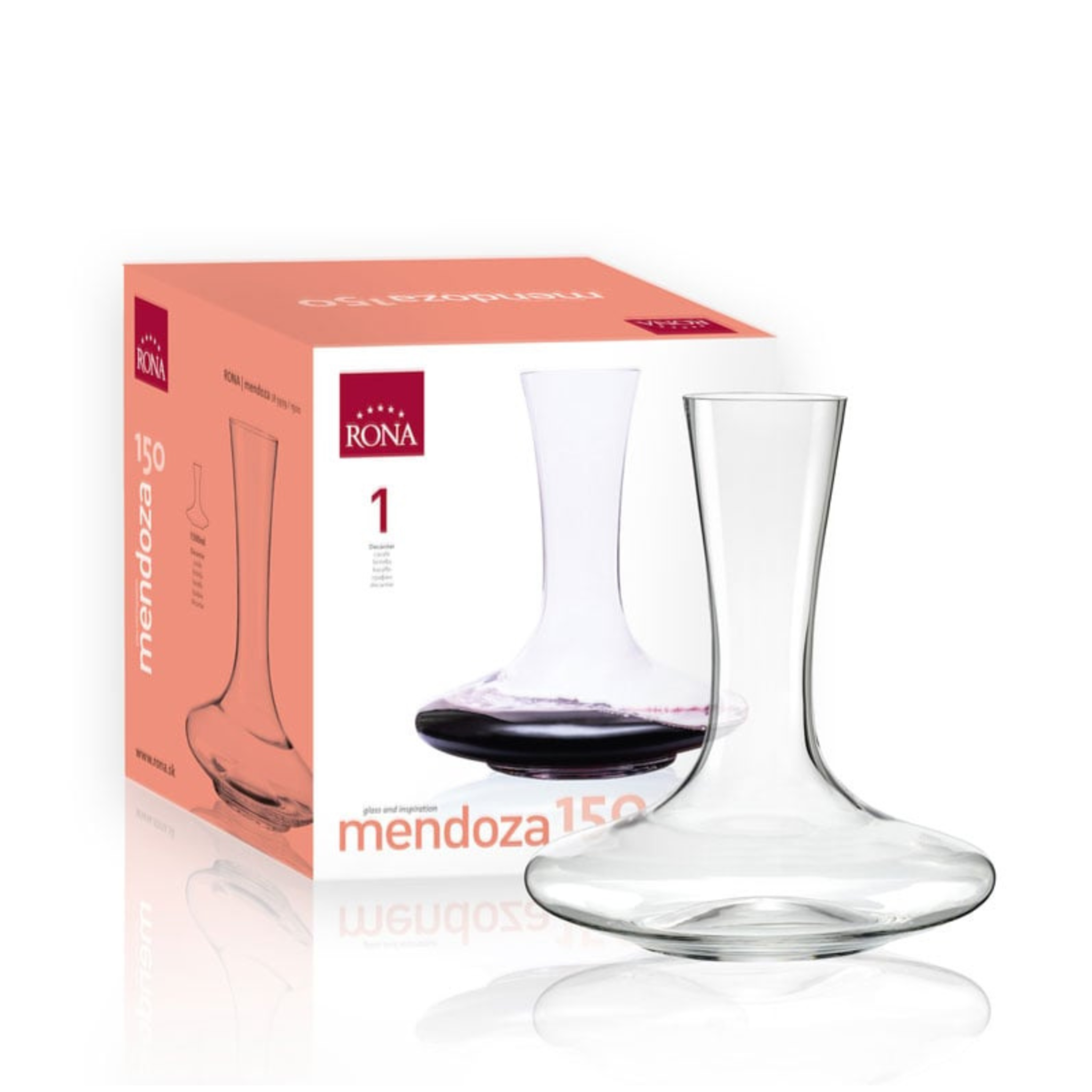 Bình Lắc Rượu Vang Rona Mendoza Angle Cut 1500ml