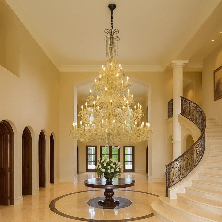 Đèn Chùm Pha Lê Đại Sảnh Splendor 54