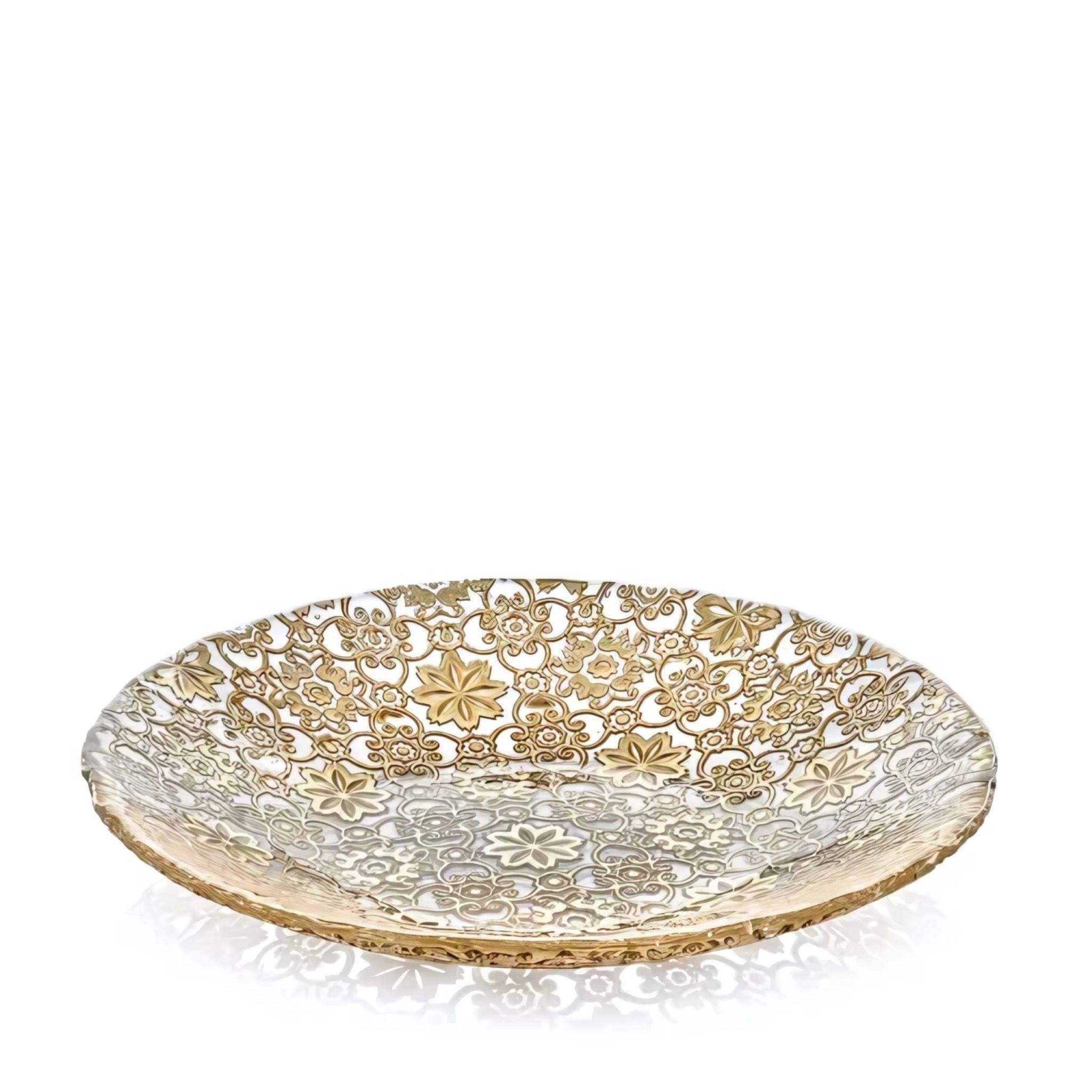 Đĩa Arabesque Centrepiece Gold Leaf 41cm