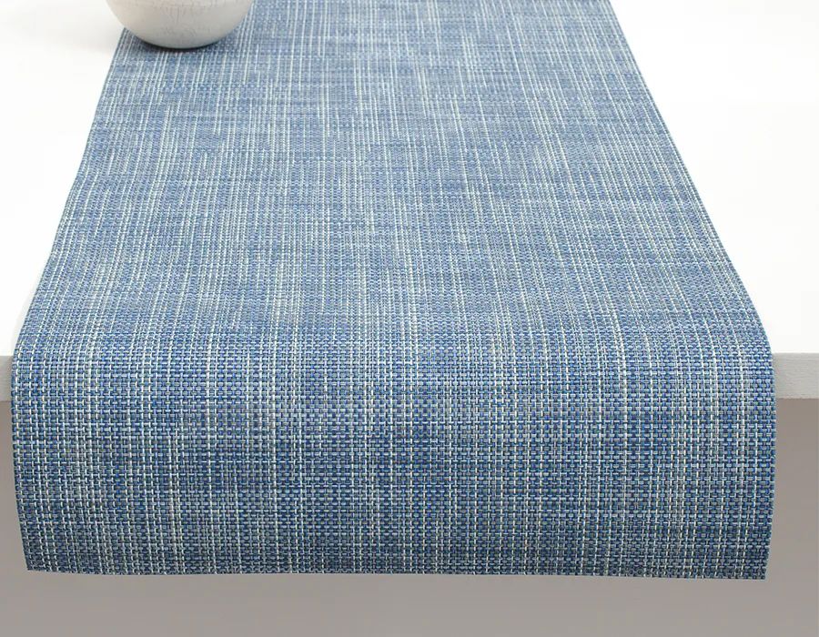Khăn trải bàn Runner Mini Basketweave Chambray Chilewich