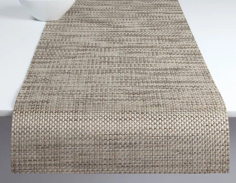 Khăn trải bàn Runner Basketweave Latte Chilewich
