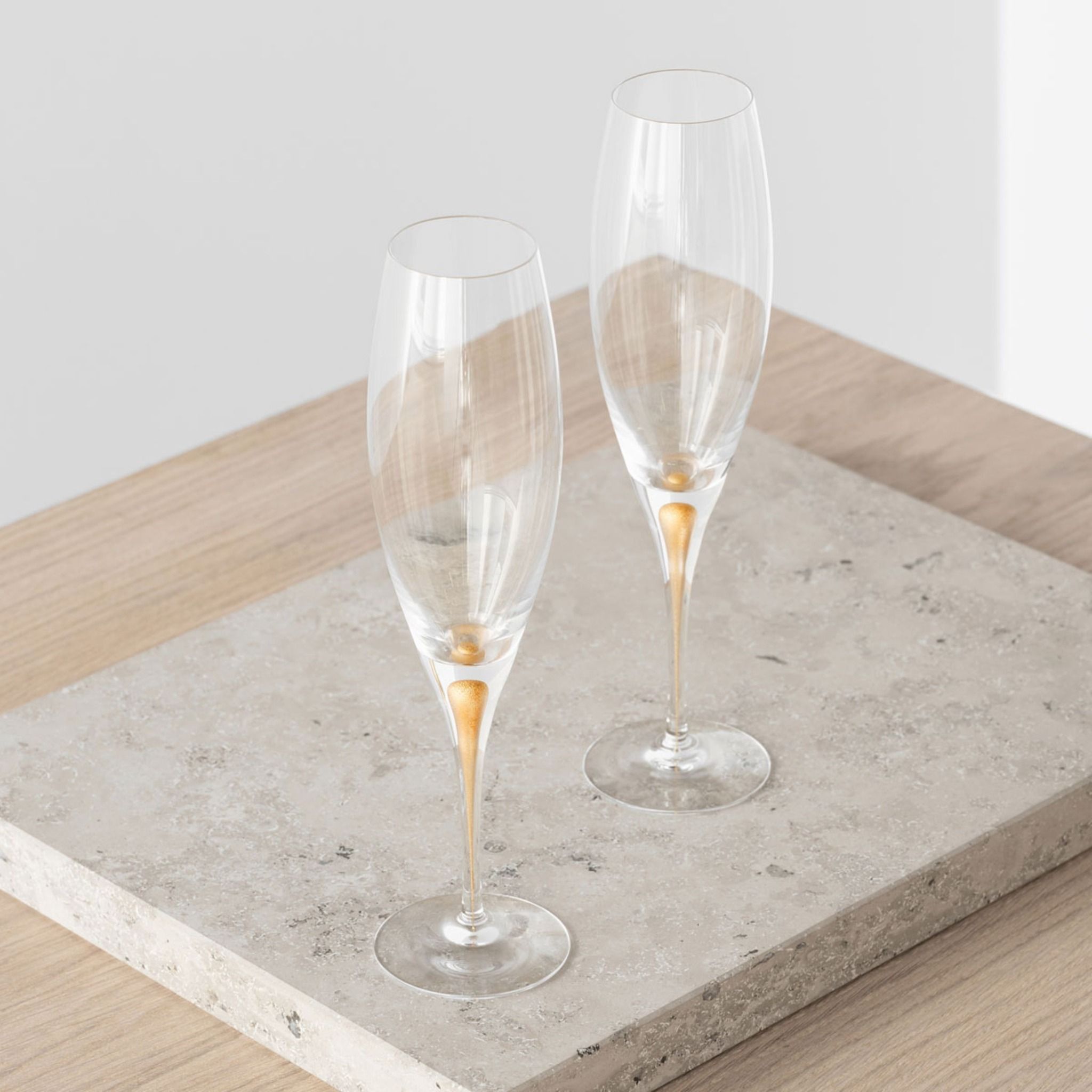 Set 2 ly champagne Intermezzo gold 260ml