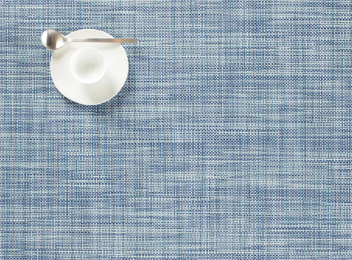Tấm lót bàn ăn Mini Basketweave Chambray Chilewich