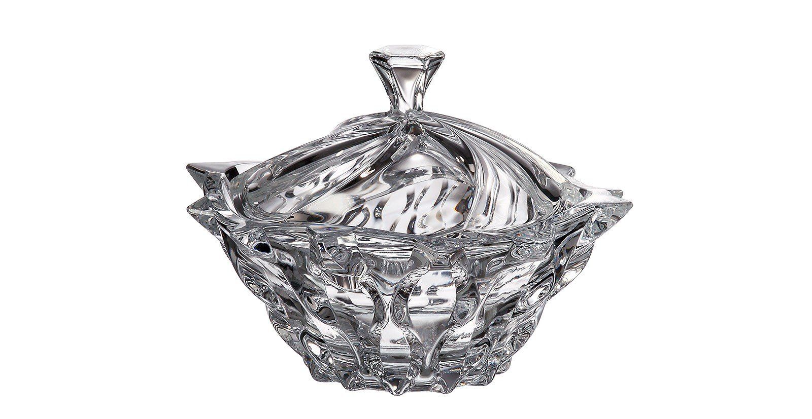 Thố pha lê samba trắng