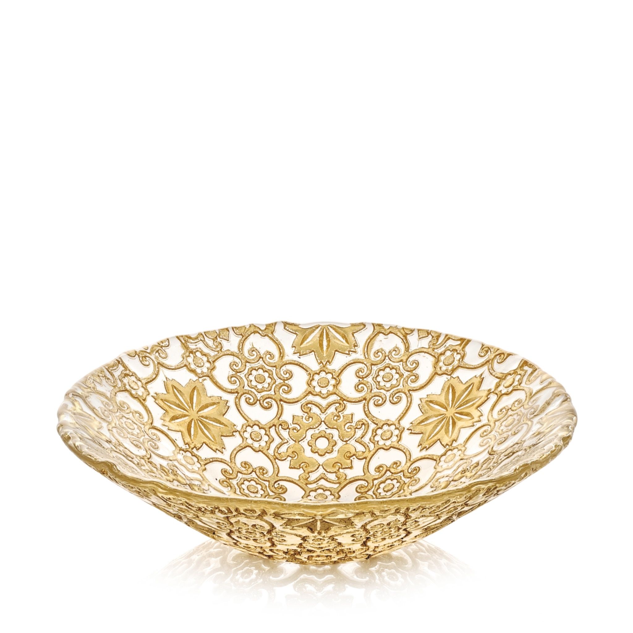 Tô Arabesque Gold Leaf 25cm