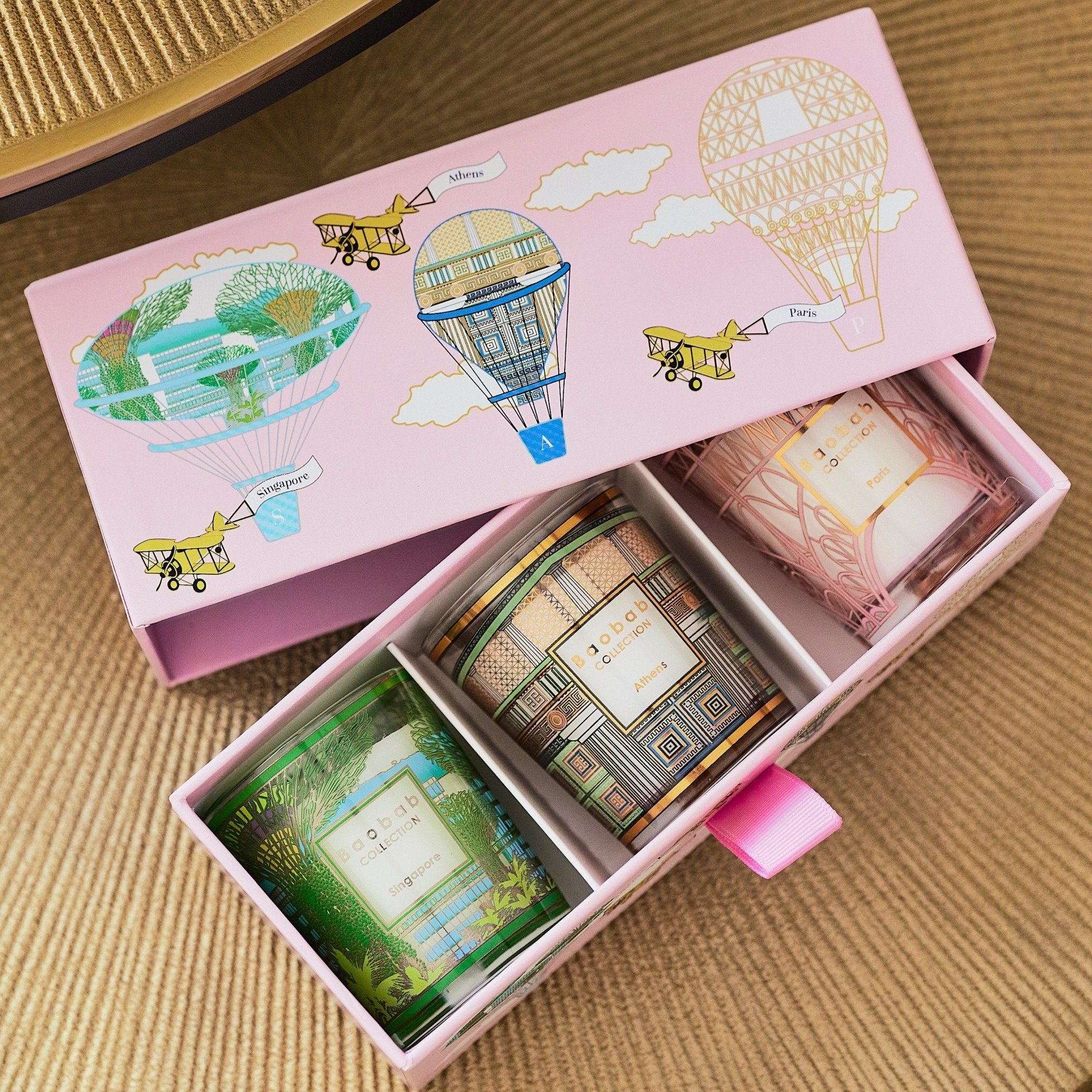 Set nến thơm My First Baobab Singapore-Athens-Paris Baobab
