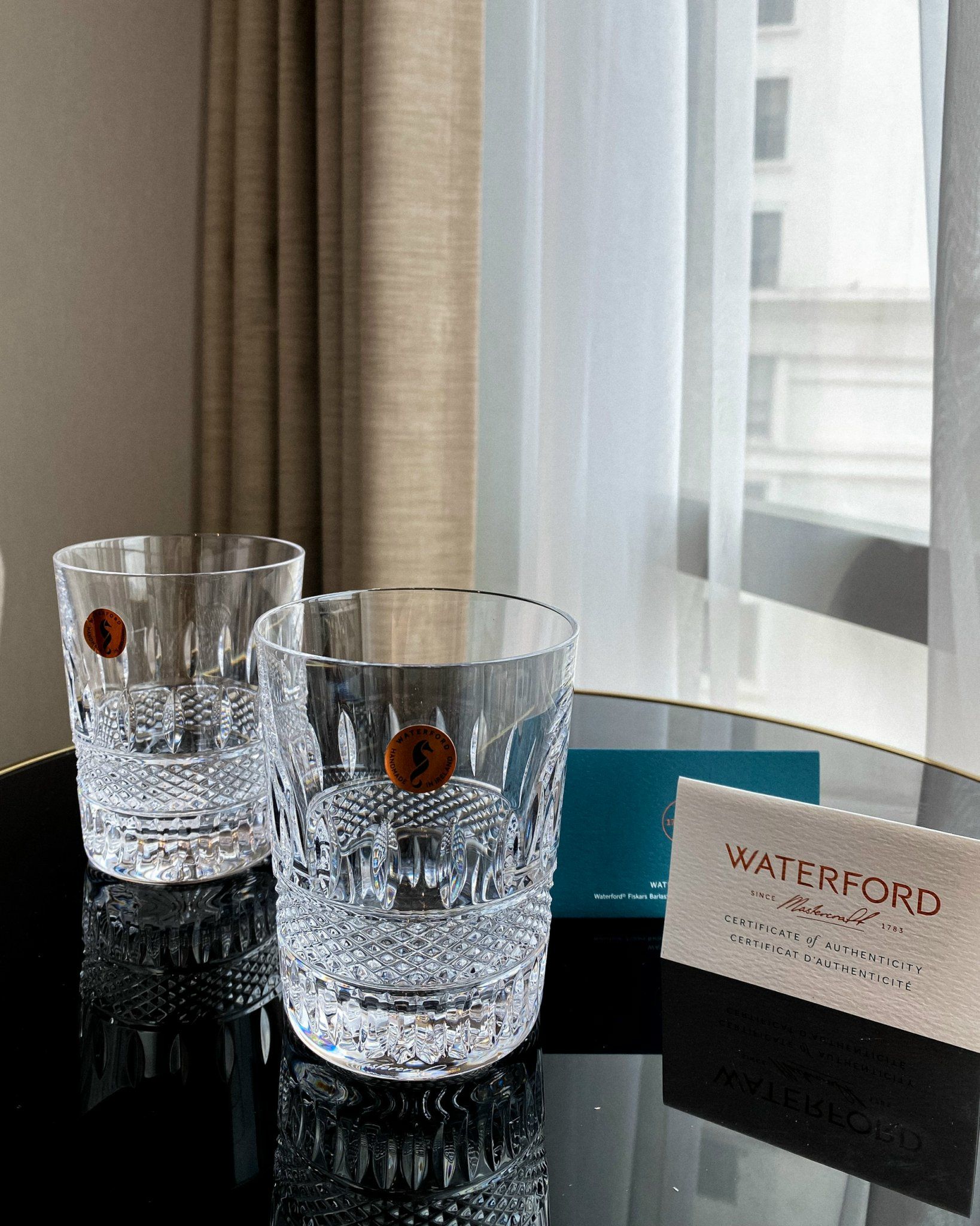 Set 2 cốc rượu Waterford Irish Lace