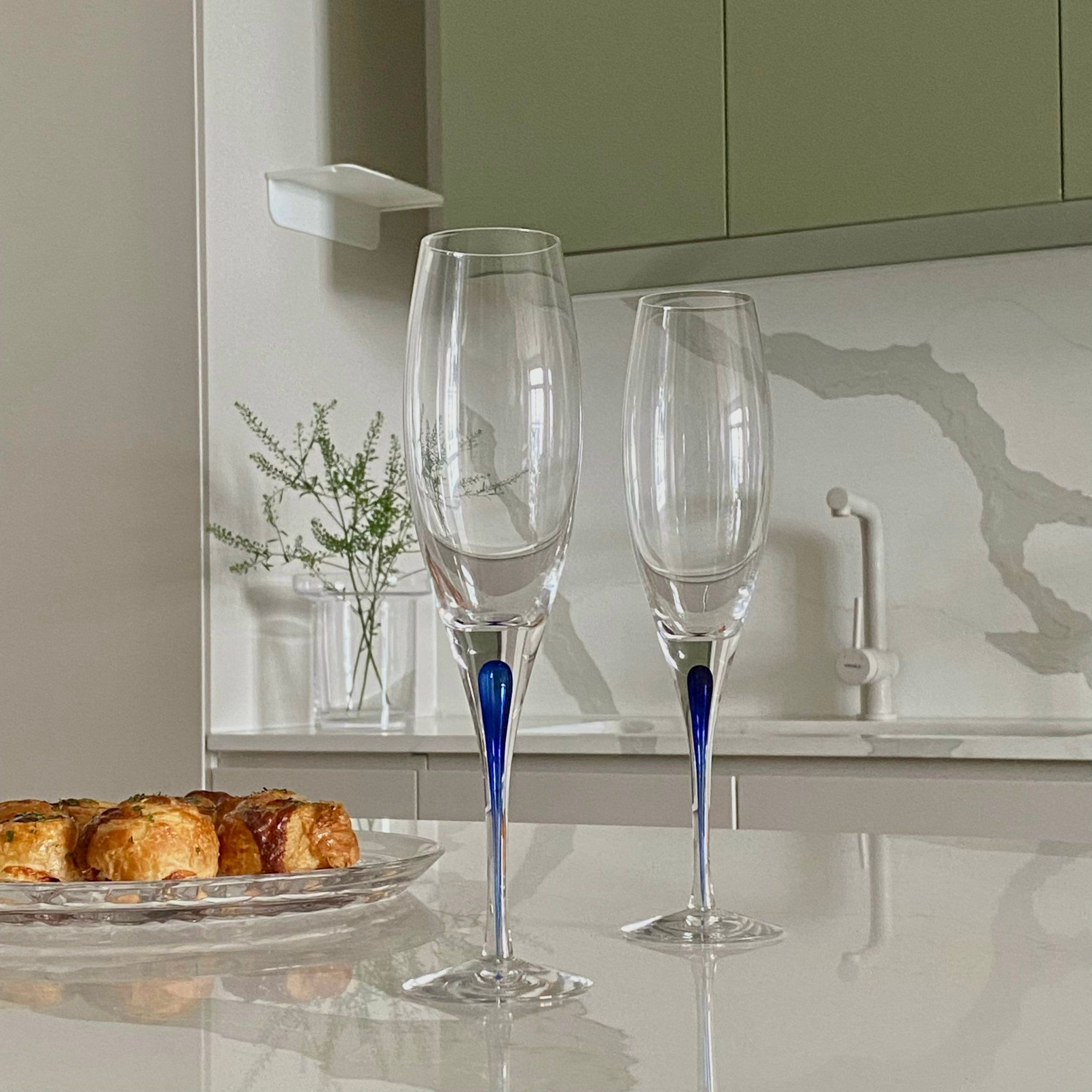 Ly champagne Intermezzo Blue