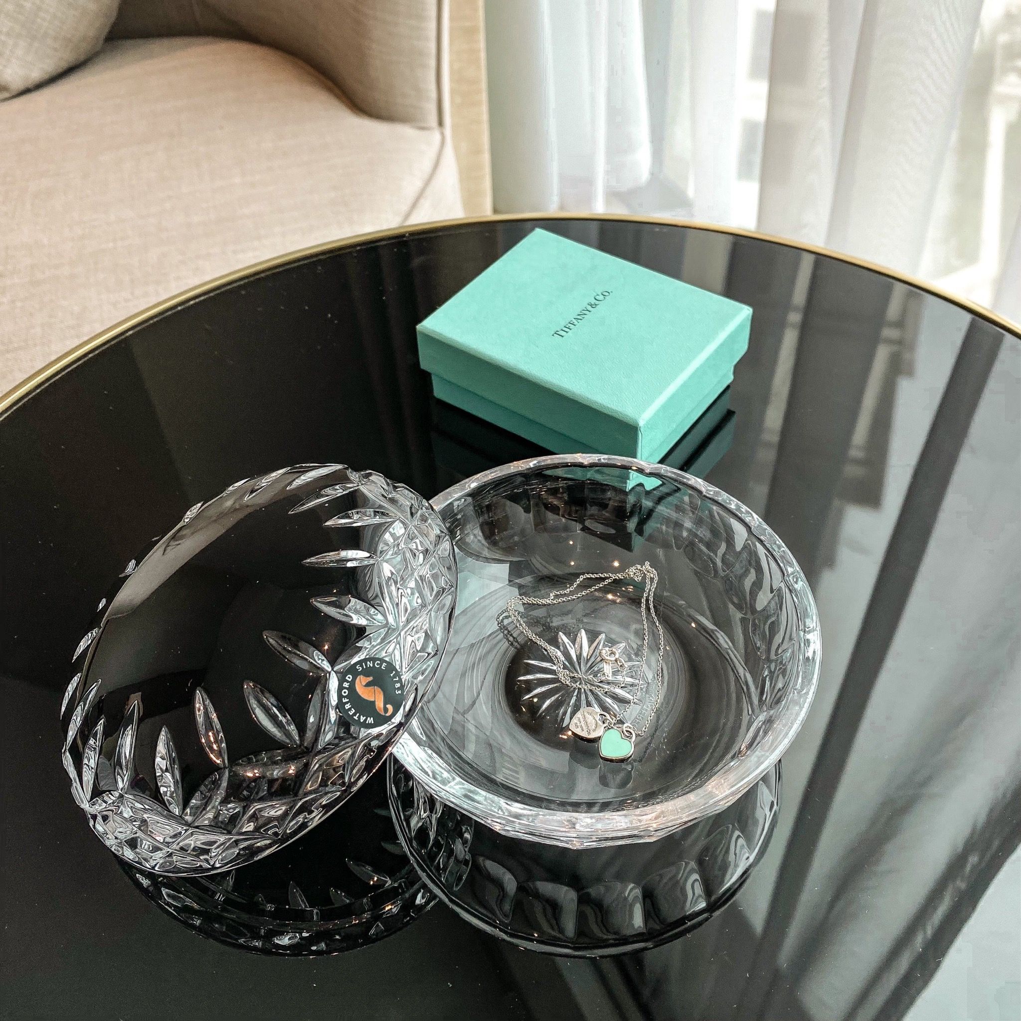 Hộp đựng pha lê Lismore Black