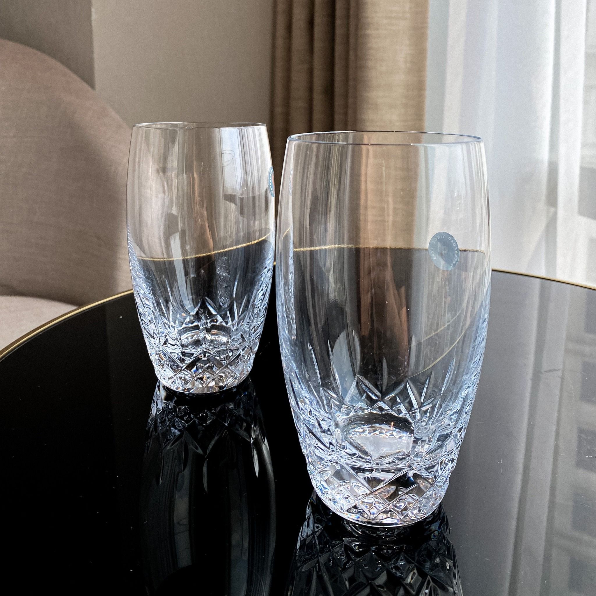 Bộ 2 cốc pha lê Waterford Lismore 450ml