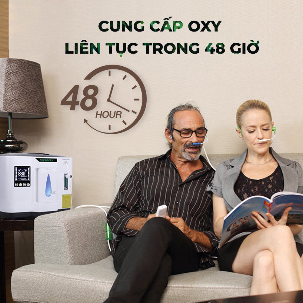 Máy Tạo Oxy gia đình DEDAKJ DE-1A chính hãng (Germany)
