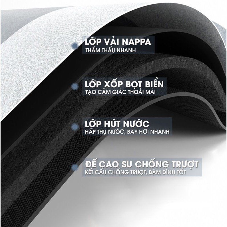 Thảm phòng tắm silicon siêu thấm hút nước - 24