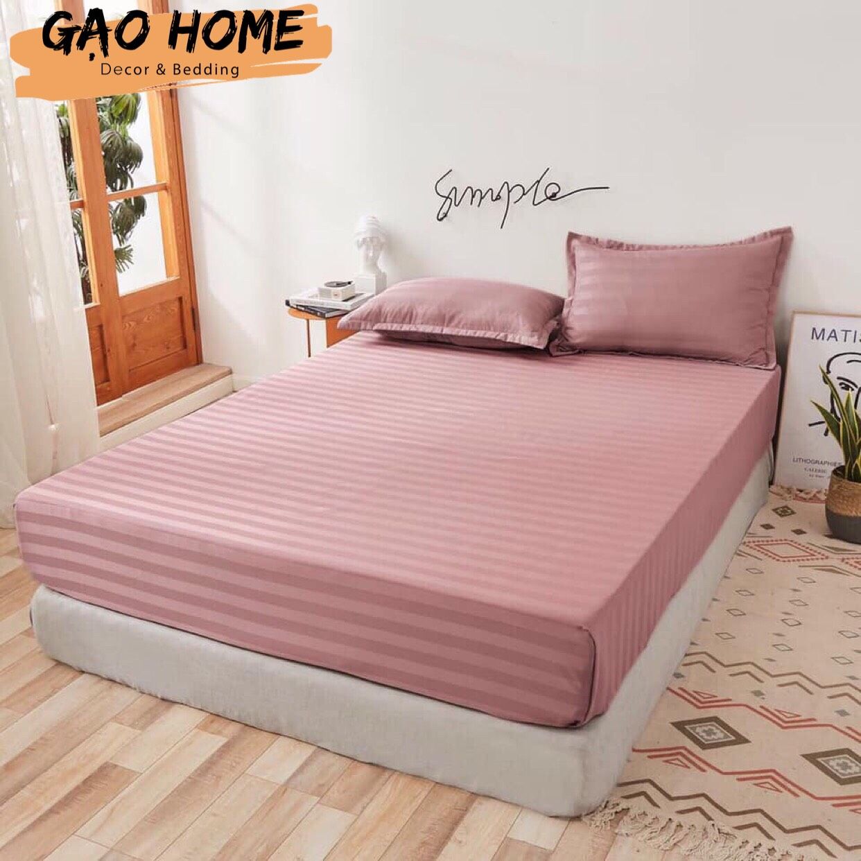 Cotton Kẻ 3F KO CHĂN - F06
