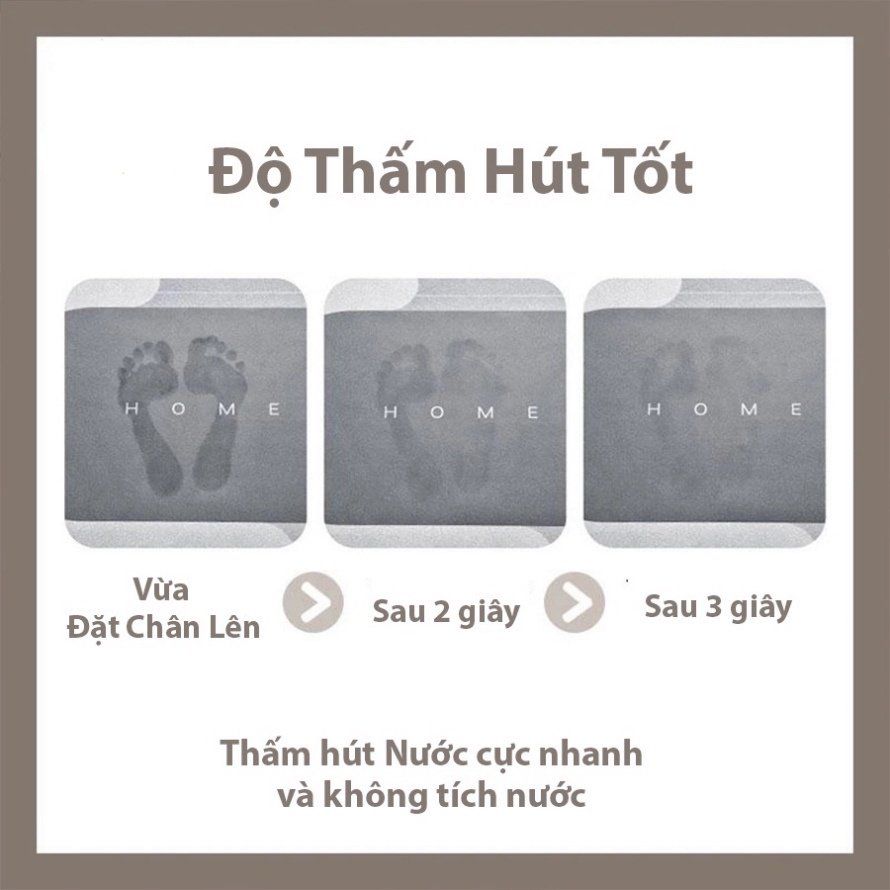 Thảm phòng tắm silicon siêu thấm hút nước - 24