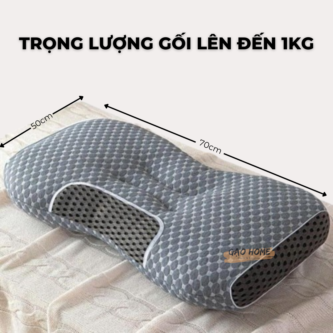 RUỘT GỐI CÔNG THÁI HỌC Giảm Thiểu Đau Mỏi Vai Gáy, Hỗ Trợ Cột Sống Và Tư Thế Cho Giấc Ngủ Ngon Hơn