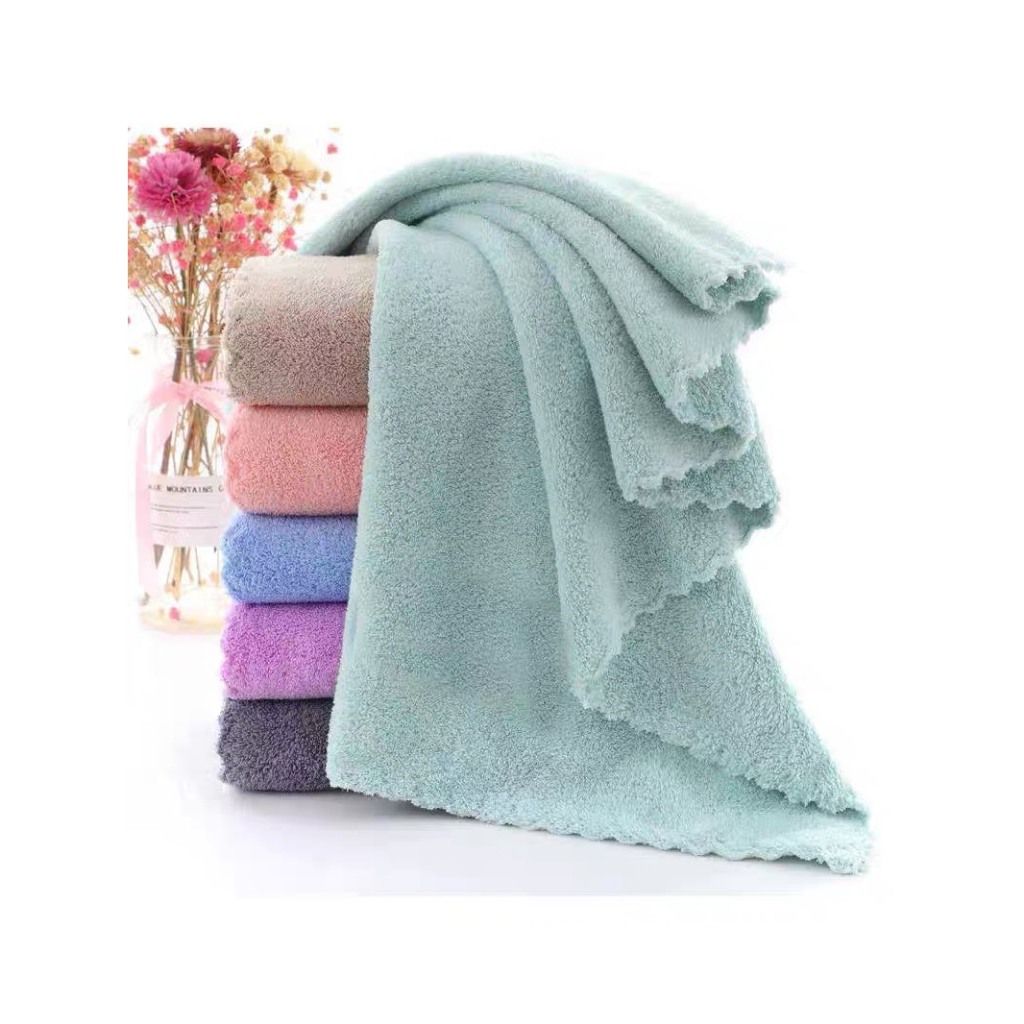 KHĂN MẶT Lông Cừu Khăn Lau Mặt Khăn Tắm Hàn Quốc 30 x 50cm Sợi Cotton Siêu Mềm