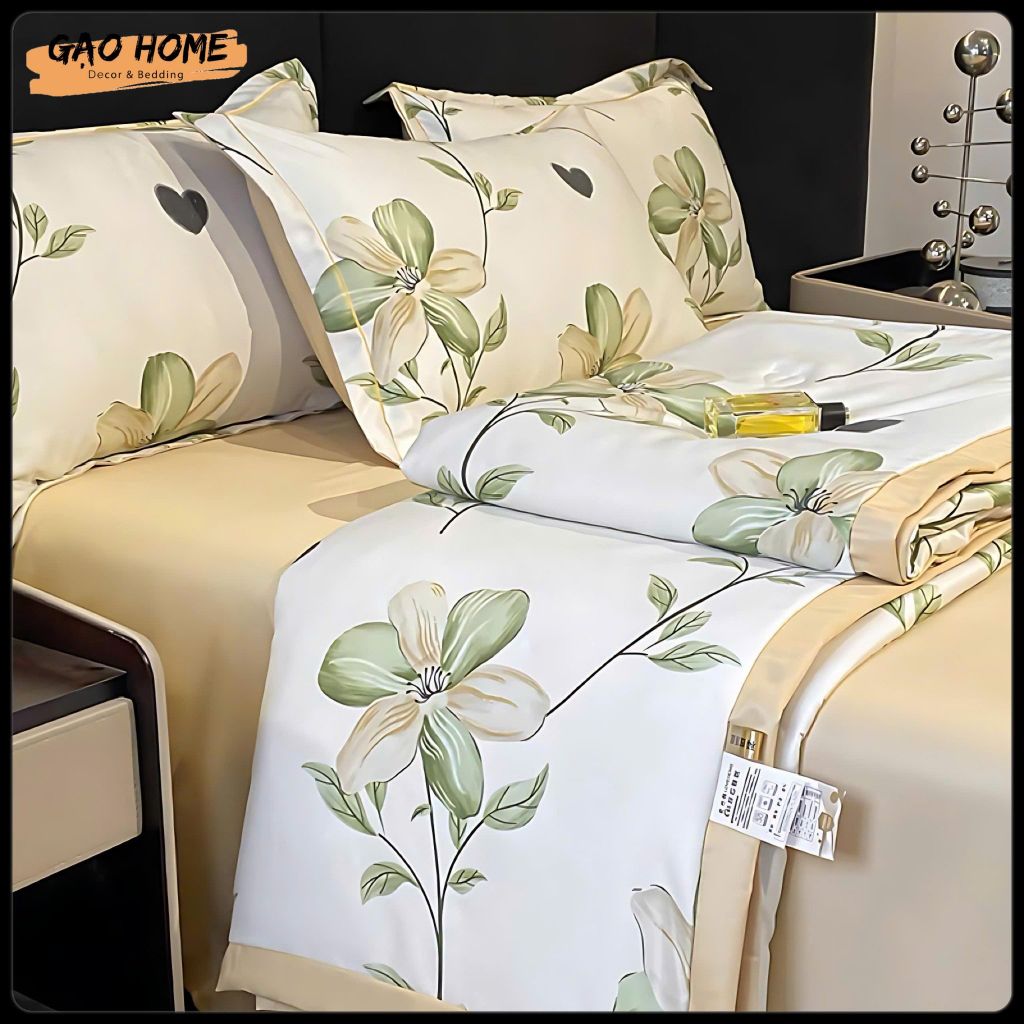 Cotton Lụa HOA VĂN - CHĂN HÈ CLH01
