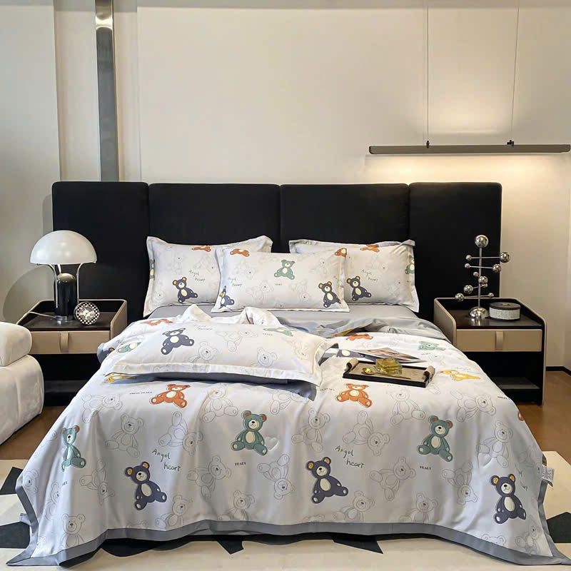 Cotton Lụa HOA VĂN - CHĂN HÈ CLH07
