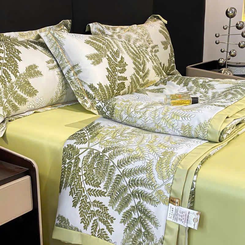 Cotton Lụa HOA VĂN - CHĂN HÈ CLH07