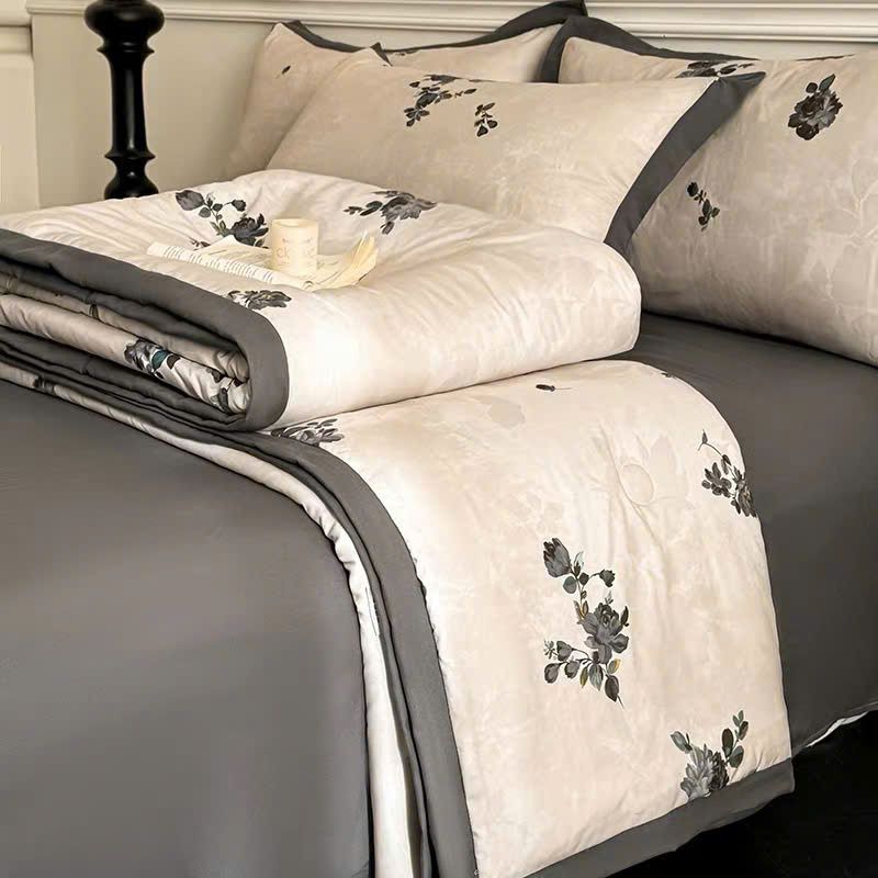 Cotton Lụa HOA VĂN - CHĂN HÈ CLH05