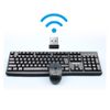 Bộ bàn phím chuột không dây Newmen K106 (USB/Đen)