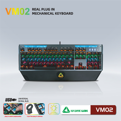 Bàn phím VSP eSport Gaming VM02 - BLACK