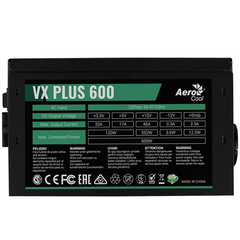 Nguồn máy tính Aerocool VX Plus 600 - 600W 2ND CBH9/2025