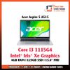 Laptop Acer Aspire 5 A515 (i3 1115G4/4GB RAM/128GB SSD/ 15.6 inchFHD/Win10/Vỏ Nhôm/Bạc)