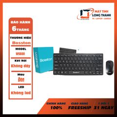 Bộ combo bàn phím + mouse mini Bosston WS600 cho văn phòng