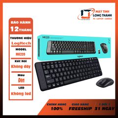 Combo bàn phím + Chuột không dây Logitech MK220