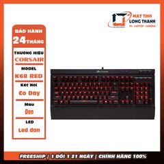 BÀN PHÍM CƠ CORSAIR K68 RED