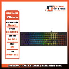 BÀN PHÍM CƠ DAREU EK1280S V2 (BLACK-MULTI LED-RED SWITCH)