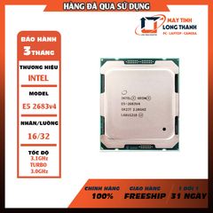 CPU Intel Xeon E5 2683 v4 (16 Nhân/32 Luồng | 2.1GHz turbo 3.0GHz | 40MB Cache) Tray