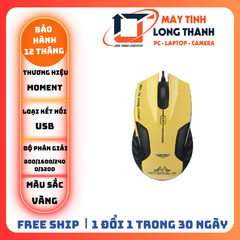 Chuột máy tính có dây Gaming Newmen G7+ (VÀNG)