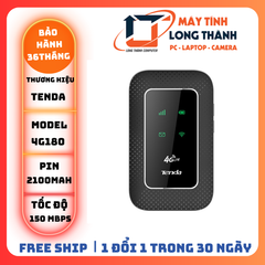 Bộ phát WiFi 4G Tenda 4G180 tốc độ 150Mbps - Hàng Chính Hãng